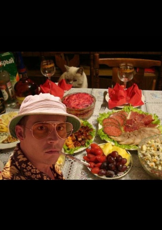 Create meme: pavel konstantinovich kuzin, fear and loathing in Las Vegas , loathing in Las Vegas