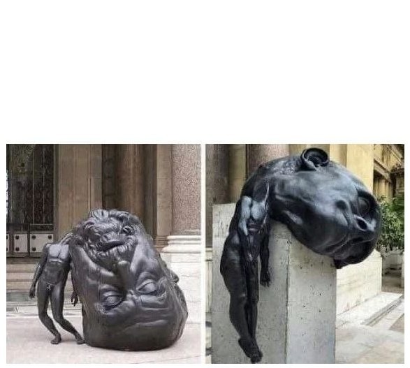 Create meme: thomas leroy the sculptor, ego psychology, the sculpture is modern