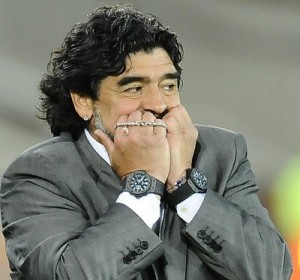 Create meme: coach of Argentina, Diego Maradona, Maradona in 2017