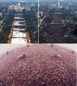 Create meme: millions of people, Washington with a bird's eye photo, a Metallica concert in Moscow in 1991