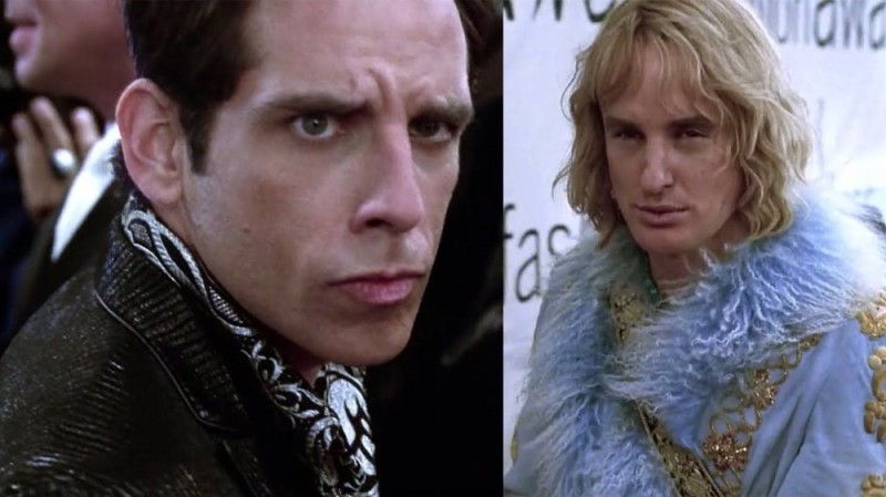 Create meme: a model male, Ben Stiller Zoolander, Owen Wilson zoolander