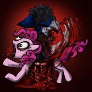 Создать мем: twilight sparkle, creepy pony, mlp r 34