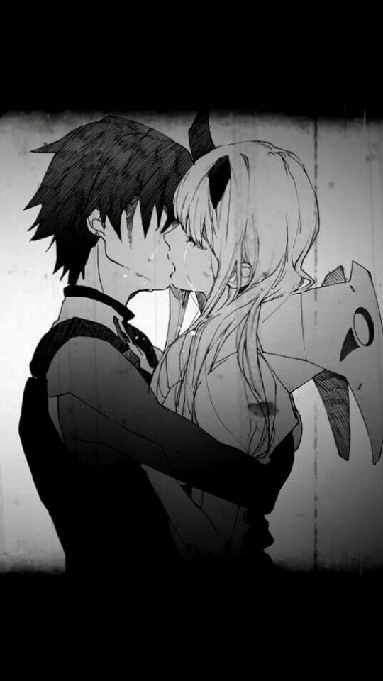 Anime Couple Kiss