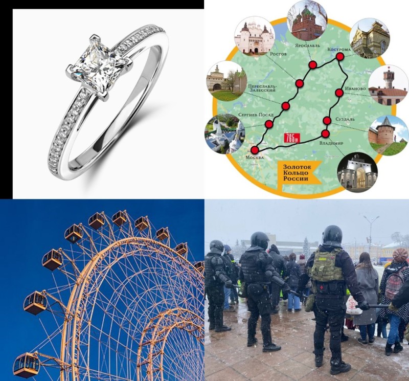 Create meme: the Golden ring of Russia, cities of the golden ring, sights of the cities of the golden ring of Russia
