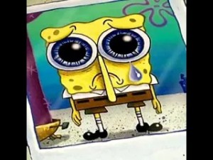 Create meme: cartoon spongebob, sad spongebob, sponge Bob square pants