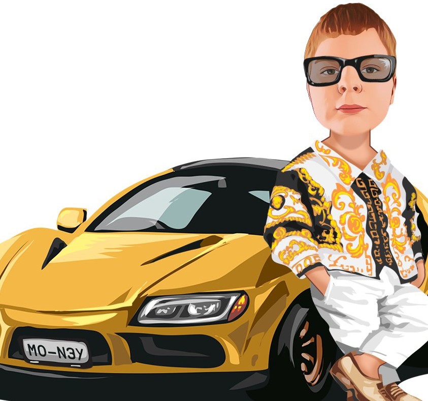Create meme: shime listen online, boy , car auto