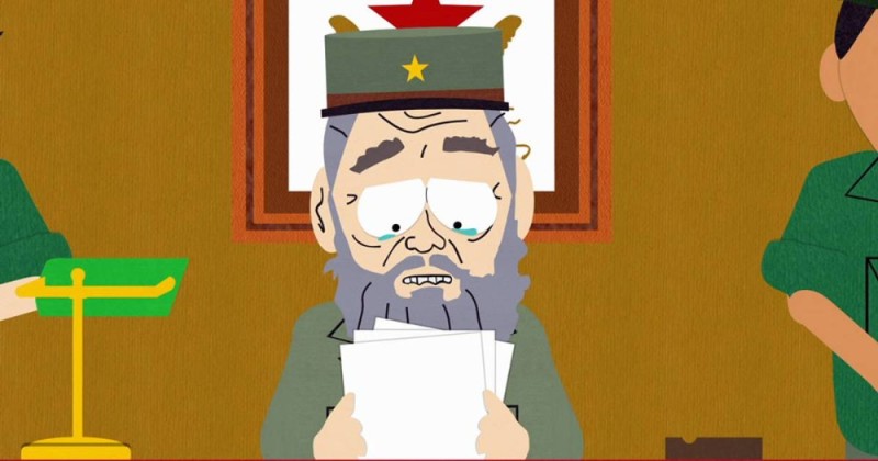 Create meme: fidel castro south park, South Park , Fidel Castro 