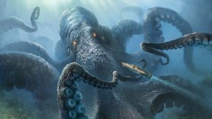 Создать мем: фильм кракен монстр глубин, мегалодон против кракена, кракен морское чудовище игрушка