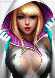 Create meme: deviantart, fantasy girl, artgerm