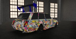 Create meme: car, youth graffiti on the car VAZ, pictures turingery