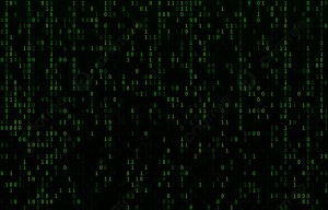 Create meme: binary code, matrix