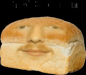 Создать мем: сэнко хлебушек, хлеб с лицом, хлеб