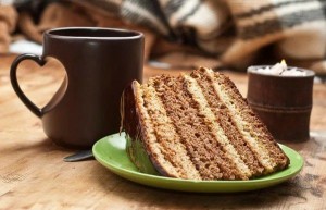 Создать мем: чай с шоколадным тортом, coffee cake, шоколадный торт