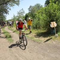 Create meme: summer bike, cycling routes Kaliningrad, on the bike 