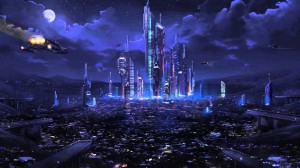 Создать мем: фантастические города будущего, будущее фантастика, города будущего фантастика