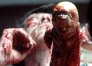 Create meme: maggot, chestburster, alien