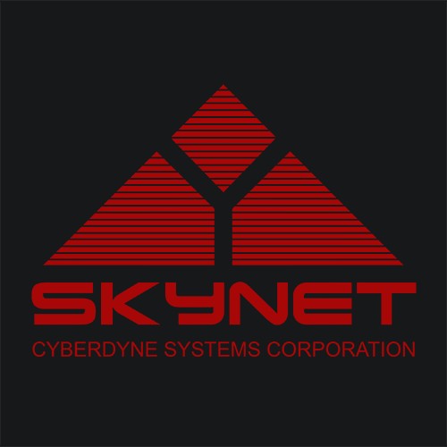 Создать мем: skynet терминатор логотип, скайнет терминатор логотип, скайнет cyberdyne