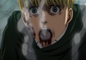 Create meme: Armin arlert, attack of the titans
