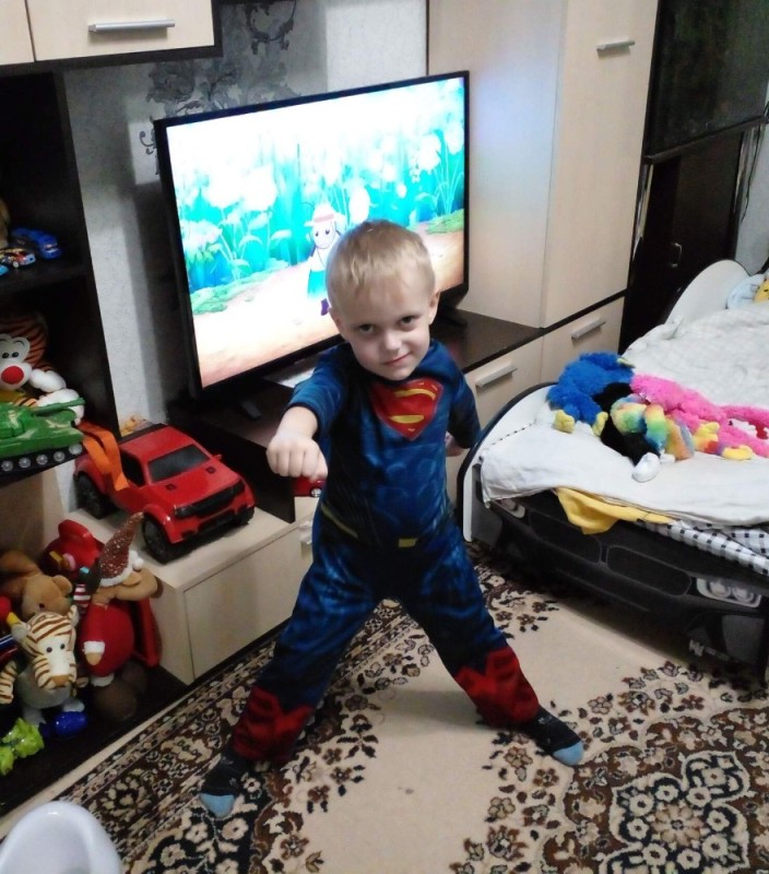 Create meme: people , boy , Superman costume for children