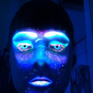 Create meme: monster glow in the dark eyes, amazing face, Dark image