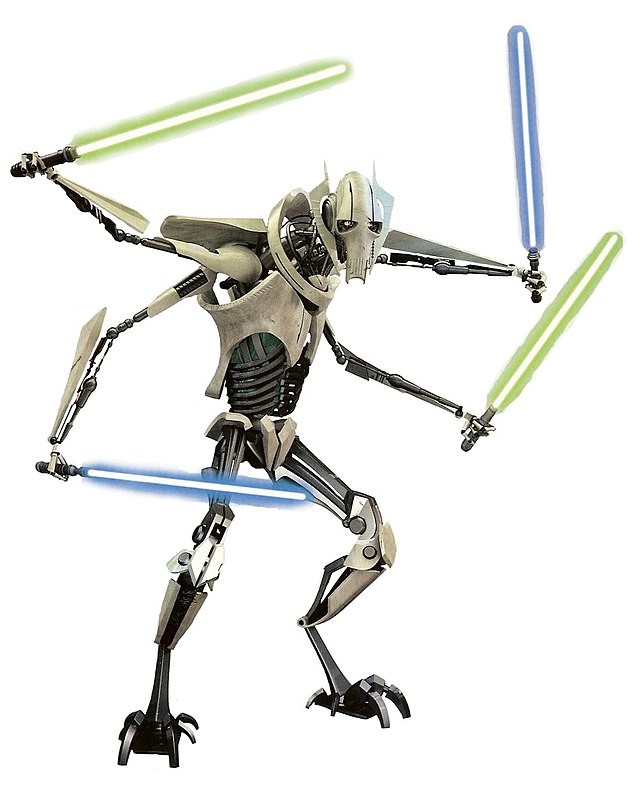 Create meme: General grievous, star wars general grievous, lego star wars general grievous