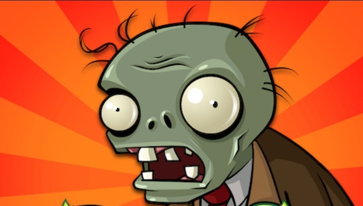 Создать мем: zombie, растения против зомби 1 часть, растения против зомби голова зомби