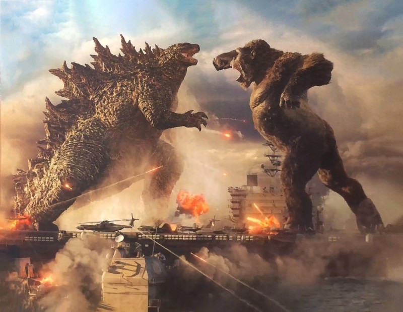 Create meme: Godzilla vs king Kong, godzilla vs. kong 2021, godzilla and king Kong