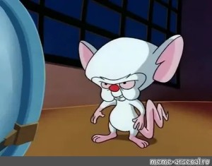 Create meme: pinky and brain , pinky and the brain animated series, pinkie and brain cartoon