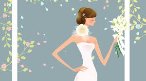 Create meme: vector wedding, the bride, wedding otkrica vector
