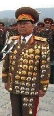 Create meme: north korea generals in medals, the generals of North Korea, north Korean general in medals