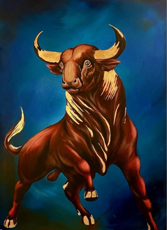 Create meme: bull bull, bull , The year of the bull