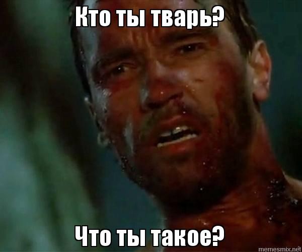 Создать мем: кто ты тварь, это ты!, что ты такое мем