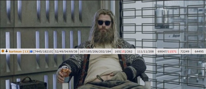 Create meme: fat thor, Thor finale Lebowski, a frame from the movie