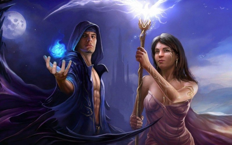 Create meme: Merlin the wizard, The magician is a sorcerer, The sorcerer of fantasy