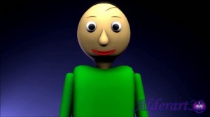 Создать мем: animation, creepy baldi, картинки балдис бейсикс