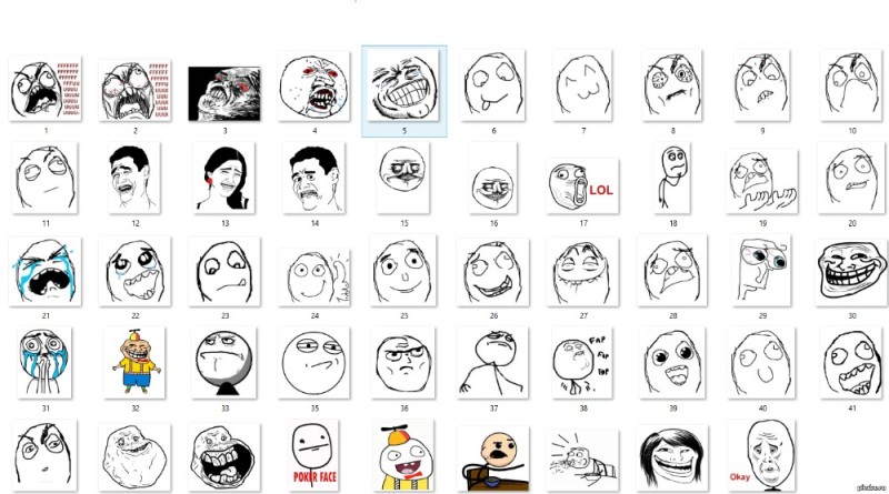 Create meme: trollface coloring book, memes of faces, pictures memes