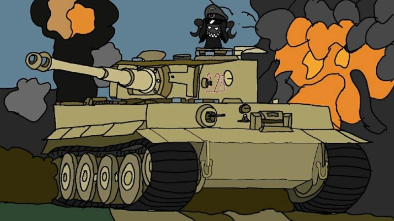 Create meme: cartoons about tanks, tank , tantamount