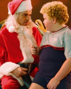 Create meme: Billy Bob Thornton Santa Claus, bad Santa wife, bad Santa 2