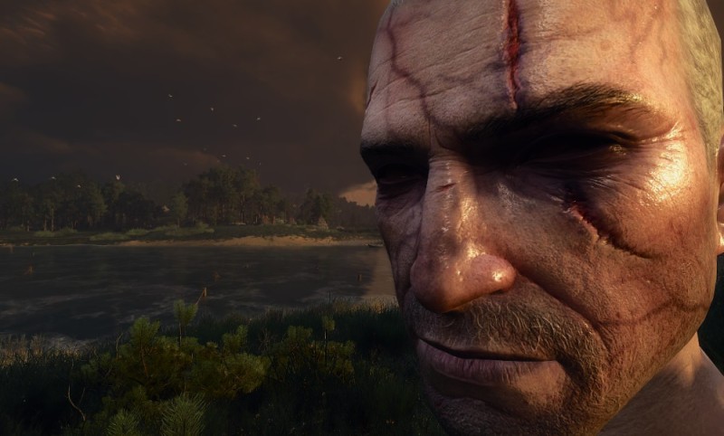 Create meme: The witcher Geralt's appearance, The Witcher 3: Wild Hunt, Geralt of Rivia The Witcher 3 without a Beard