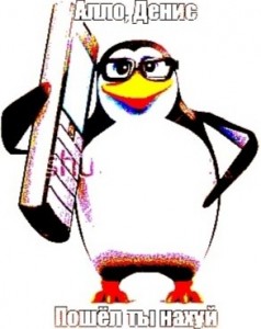 Создать мем: пингвин, мем с пингвином спасибо без мата, рядовой пингвин мем