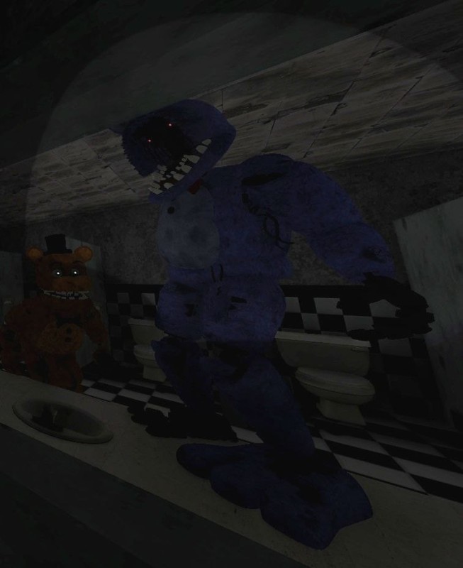 Create meme: old Bonnie fnaf, fnaf 2 old Bonnie, Bonnie fnaf