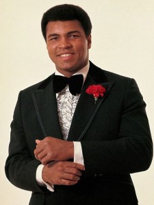 Create meme: Muhammad Ali is a Muslim, Ali Mohammed, Muhammad Ali in a tuxedo