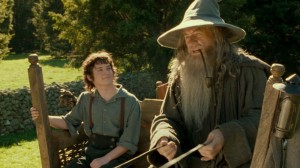 Create meme: Gandalf the Lord of the rings, Frodo and Gandalf, the Lord of the rings