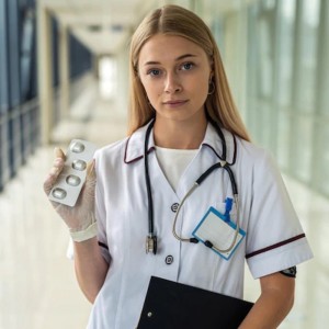 Create meme: beautiful nurses, woman doctor, nurse