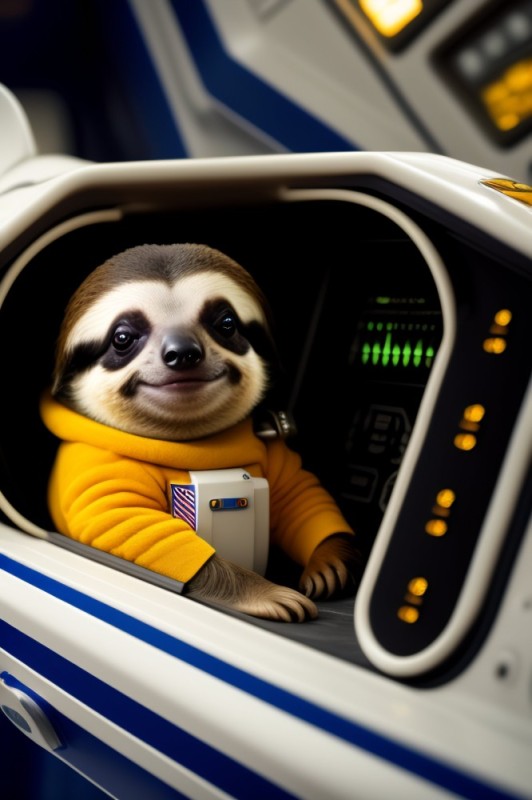 Создать мем: астронавт, funny, sloth