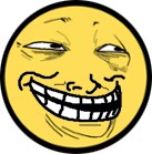 Create meme: the trollface smiley PNG, Emoji yoba, yoba PNG