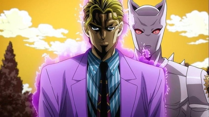 Create meme: The incredible adventures of Jojo, yoshikage, Jojo Kira Yoshikage and Killer Queen