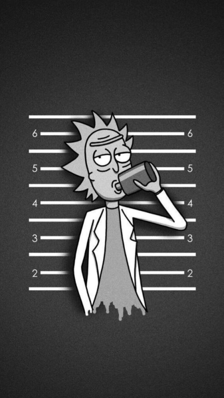 Create meme: Rick and Morty, Rick Sanchez is in jail, screenshot 