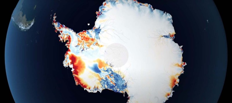 Создать мем: карта антарктида, антарктида из космоса, таяние ледников в антарктиде