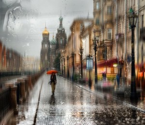 Create meme: Saint Petersburg, rainy city paintings, rainy Peter photo